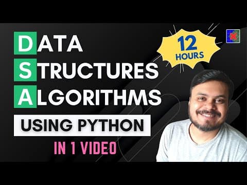 Data Structures and Algorithms using Python