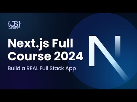 Nextjs course for beginners